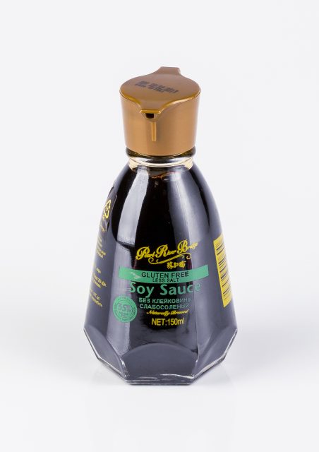 Соевый соус без глютена,слабосолёный (-35% соли) PRB 150ml