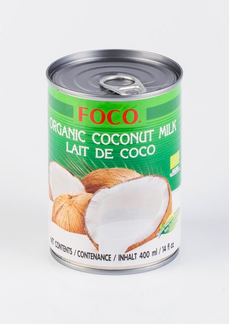 Органическое кокосовое молоко «FOCO» (жирность 10-12%) 400ml