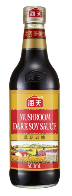 Грибной темный соевый соус Haitian 500ml