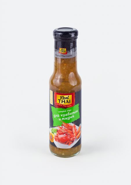 Острый соус для креветок и мидий  REAL THAI 315гр