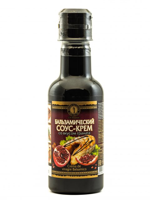 Соус-крем бальзамический со вкусом граната 220ml