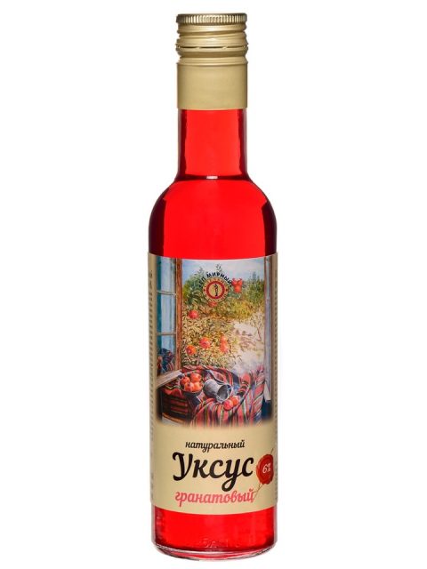 Уксус «Премиум» Гранатовый 6% 250ml