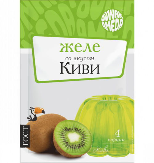 ЖЕЛЕ СО ВКУСОМ КИВИ 90ГР