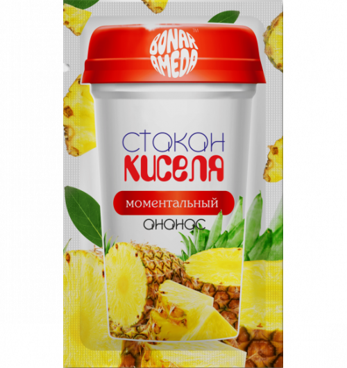 СТАКАН КИСЕЛЯ "АНАНАС" 33ГР