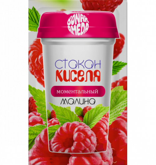 СТАКАН КИСЕЛЯ "МАЛИНА" 33ГР