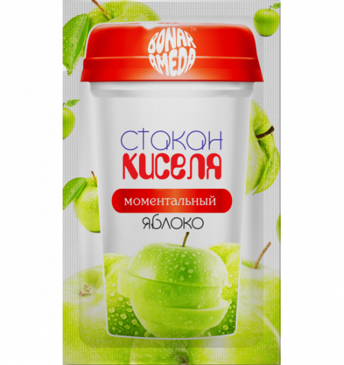 СТАКАН КИСЕЛЯ "ЯБЛОКО" 33ГР