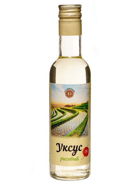 Уксус «Премиум» Рисовый белый 3% 250ml