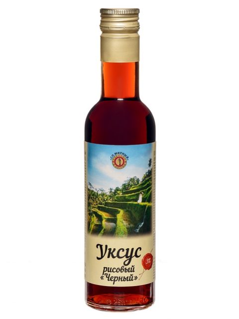 Уксус «Премиум» Рисовый черный 3% 250ml