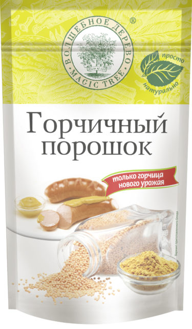 Горчичный порошок в ДОЙ-паке 100гр