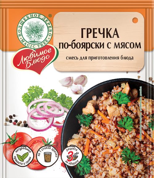 Гречка по-боярски с мясом 20гр