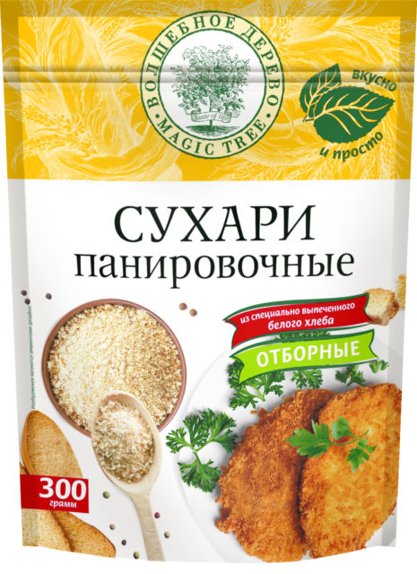Панировочные сухари Дой-пак 300гр
