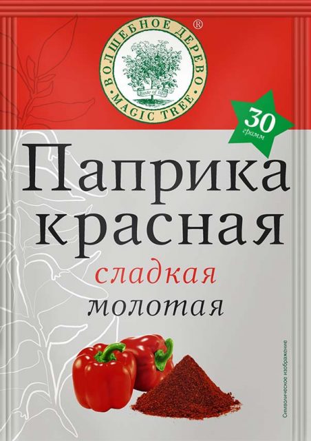 Паприка красная сладкая (молотая)30гр