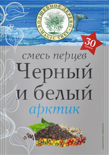 Смесь перцев черный и белый "Арктик"30гр