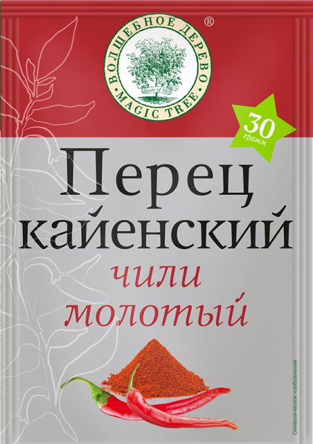 Перец кайенский (чили молотый)30гр