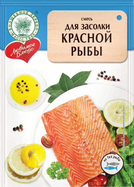 Засолка красной рыбы 100гр