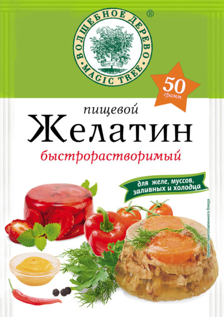 Желатин пищевой 50гр