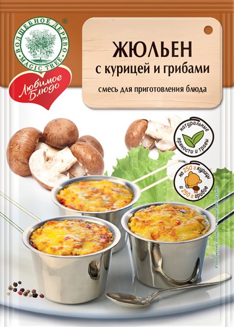 Жюльен с курицей и грибами 30гр