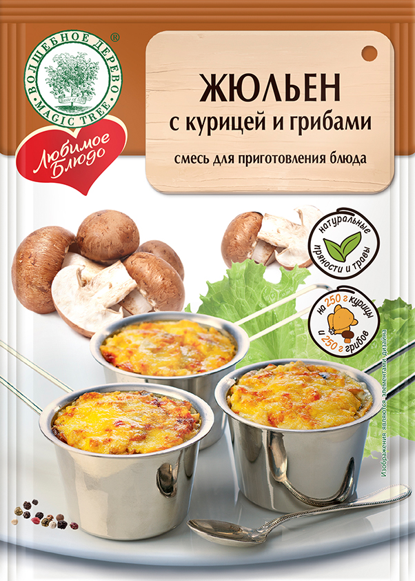 Жюльен с курицей и грибами 30гр